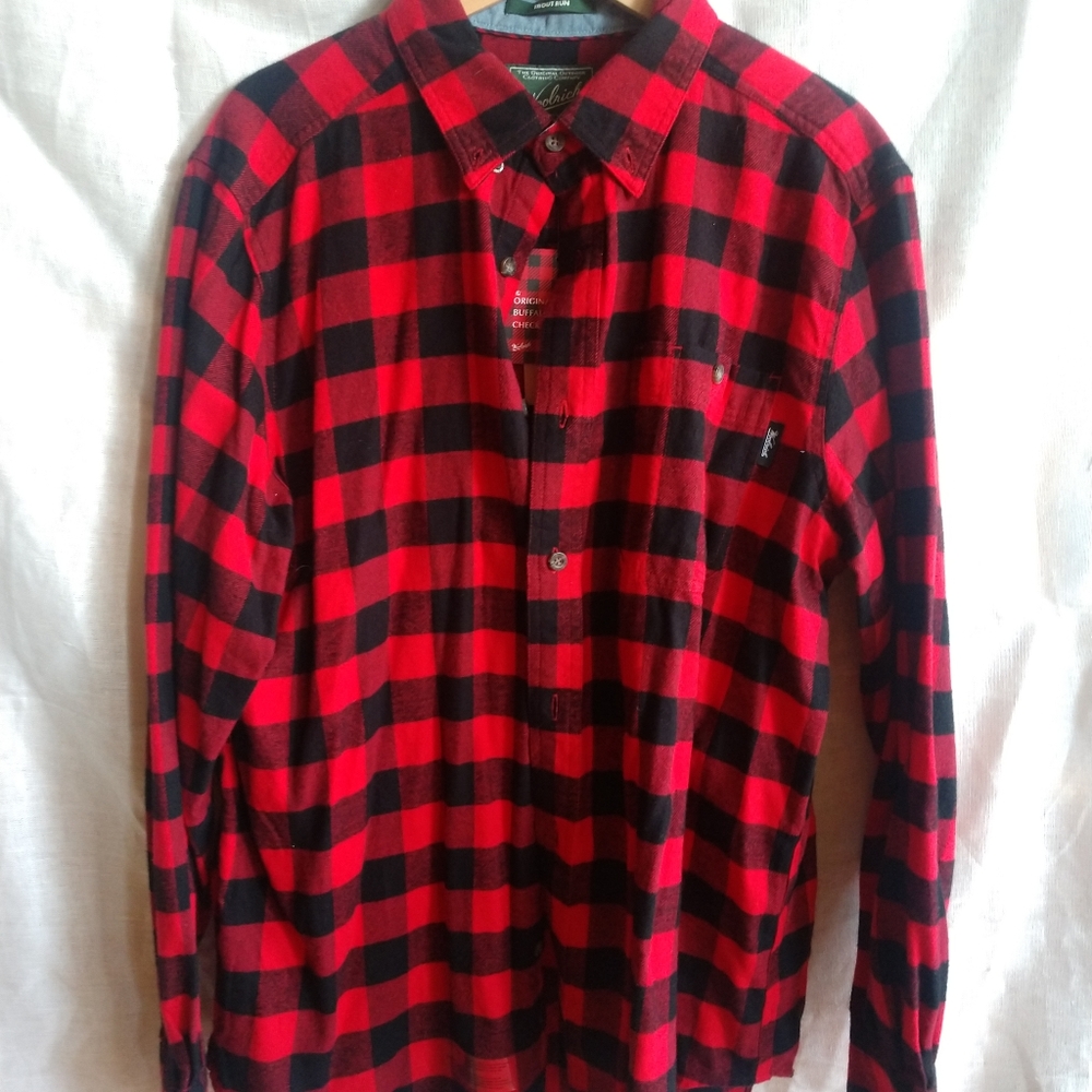 Woolrich L Buffalo check flannel